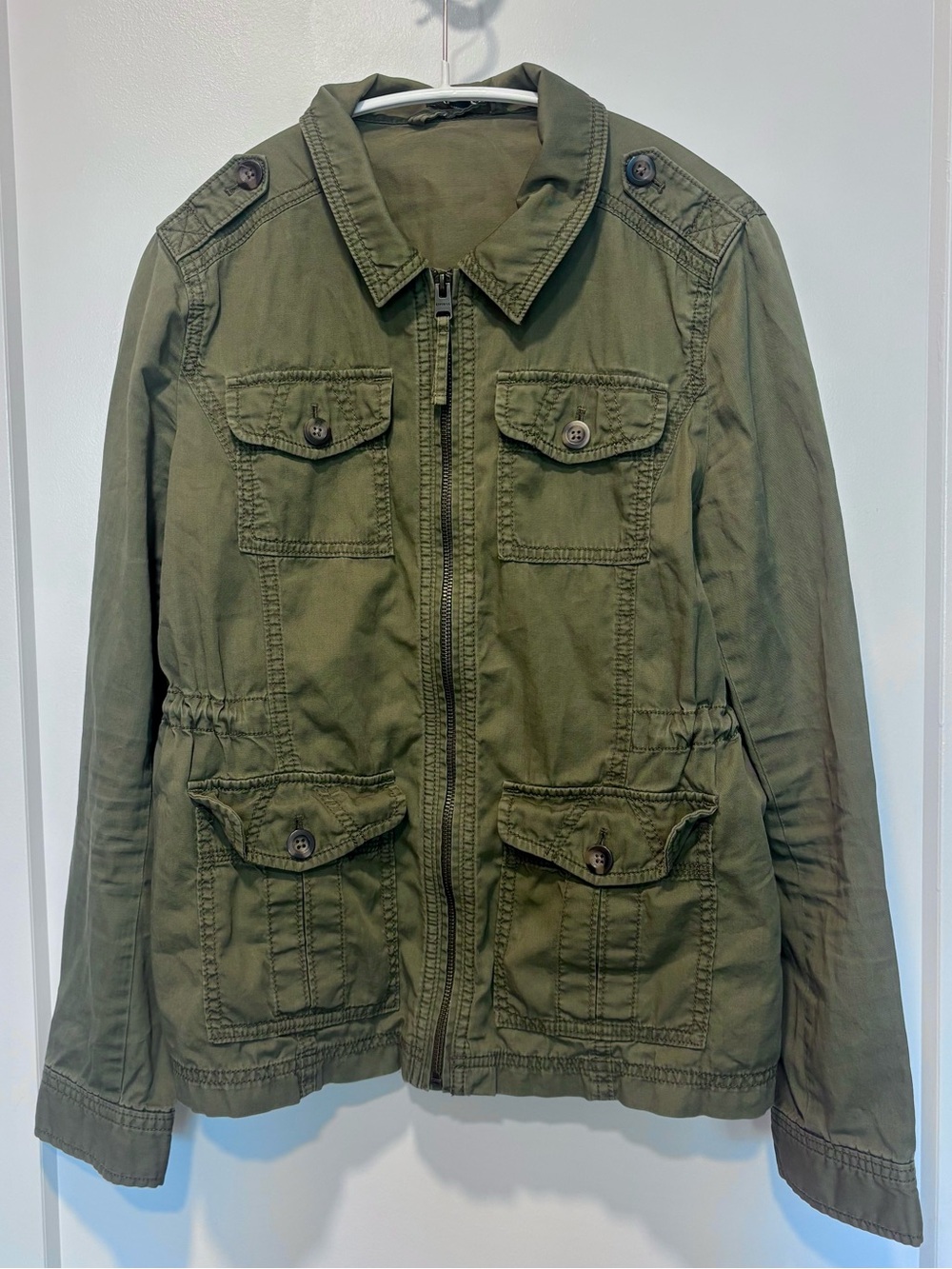 Express Green Military Jacket